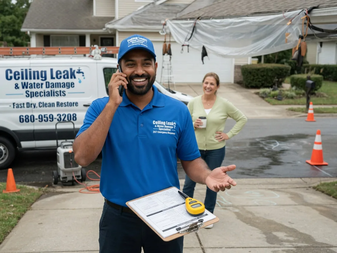 Ceiling Leak Cleanup Dubuque, IA FAQs